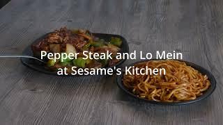 Pepper Steak and Lo Mein Sesames Kitchen F6 30s