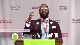 2018 National Festival of Young Preachers  Annanias Word AoP '18