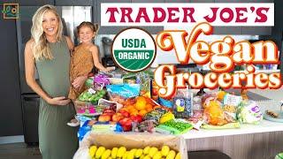  Trader Joe’s Organic Vegan Grocery Haul: Fueling Our Plant-Based Family of 4!