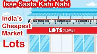 Lots Wholesale Store | Noida Sector 62 | Sabse Sasta Market | Grocery Shopping | The BhavSagar Vlogs