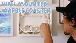 Wall Mounted Marble Coaster - Fully 3D Printed Mechanical Sculpture