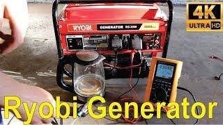 Unboxing, setup, and review of the Ryobi generator (RG 3500)