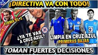 ¡CAMBIOS EN CRUZ AZUL! 2 ELEMENTOS MUY CERCA DE FIRMAR - YA HAY 3 BAJAS CONFIRMADAS PARA EL 2025