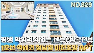 [NO.829] 부천신축아파트 1호선 역세권 정남향 미친조망 미분양아파트~ 막힐걱정 안해도 되는 마운틴뷰와 심곡천뷰~ 지하주차장 완벽 [부천신축아파트][부천신축아파트매매]