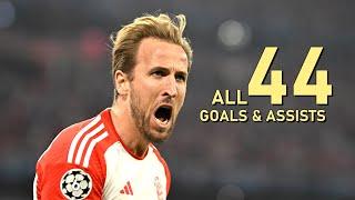 Harry Kane All 44 Goals & Assists for Bayern 2023/2024