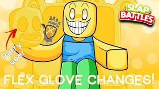 So The Flex Glove Got A Change! | Slap Battles Roblox