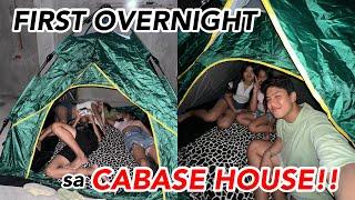 FIRST OVERNIGHT SA CABASE HOUSE!! (ANG SAYA!)