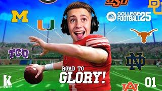 Beck Goes to College! (College Football 25: Road to Glory Part 1)