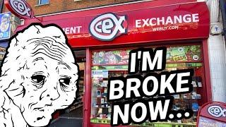 i spent all my MONEY on RETRO GAMES at CeX and now i'm BROKE...