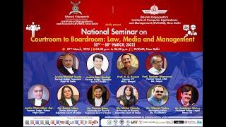 Inaugural Session | National Seminar “Courtroom to Boardroom: Law, Media and Management”