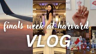 STUDY VLOG | FINALS WEEK AT HARVARD  super productive, study motivation, realistic (HaH ep 6)