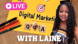 Digital Marketing Q&A + How to make money selling Digital Products from your phone