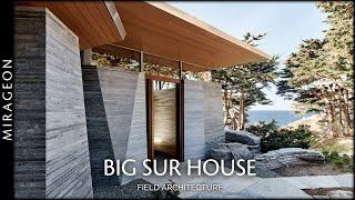 Echoing The Rock Outcroppings | Big Sur House