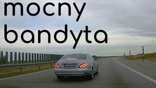 Mocny bandyta w CLSie W218 333KM został brutalnie przyhamowany do 140km/h, musiał ich wyprostować