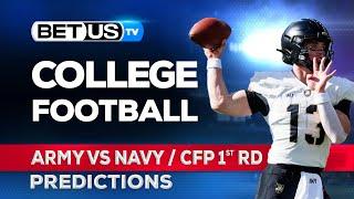 College Football Picks: Army/Navy + CFP Preview | NCAA Football Odds, CFB Predictions and Best Bets