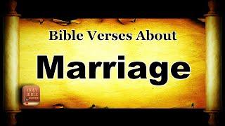 Bible Topics: Scripture Verses About Marriage - Holy Bible KJV Read Along HD 4K Audio Text