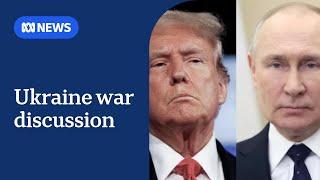 Trump, Putin discuss ending Ukraine war and Moscow visit in rare call | ABC News