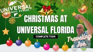 The Ultimate Tour of Universal Orlando at Christmas!