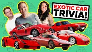 Doug Quizzes His Friends On Exotic Car Trivia!