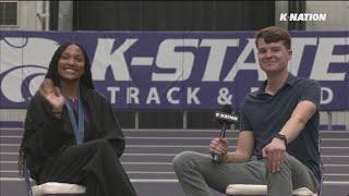 Olympic champion Tara Davis-Woodhall talks K-State, cowgirl persona, husband on K-Nation