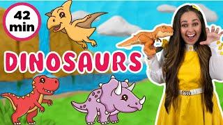 Dinosaurs for Kids | Colours, Numbers, Feelings & Activities | Learning Videos For Toddlers