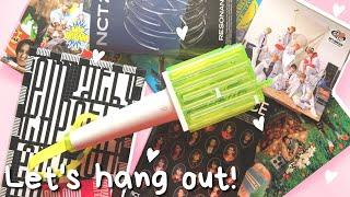 sharing stories about my NCT albums and lightstick