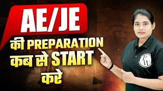 AE/JE  की Preparation कब से Start करें?