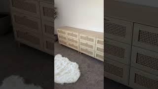 Decorating Tips: JFHID 6 Drawer Rattan Dresser for Bedroom  #amazonhome #dressermakeover #homedecor