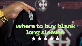 Where to buy blank long sleeves for your clothing brand | How to choose the right partner | Vlog 6