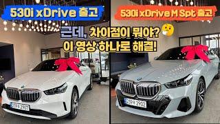 BMW 530i Base / M Spt 2대 더블 출고 ️ 두 등급의 차이점 ? 이 영상하나로 완벽해결