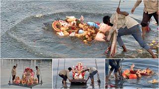 Ganesh Nimajjanam 2024 | Ganpati Visarjan in Tank Bund | Ganesh nimajjanam at Hussainsagar Hyderabad