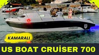 US BOAT CRUİSER 700, Küçük Motoryat, Aile Gezi Teknesi.#usboat #usboatcruiser #balıkavı #geziteknesi