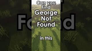 Can You Find Georgenotfound? #shorts