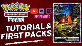 Pokemon TCG Pocket Tutorial Play & First Packs Opening, Should I Reroll? #pokemontcgpocket