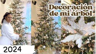 COMO DECORAR TU ÁRBOL MODERNO Y LUJOSO A BAJO COSTO / NAVIDAD ELEGANTE