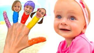 Finger Familie Spaß | Sing mit uns und lerne die Finger!