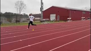 Carlos Mathews 40 yrd dash at 50