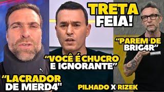 TRETA! ANDRÉ RIZEK DÁ INVERTIDA EM PILHADO E CLIMA FICA TENSO!!