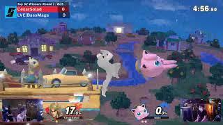 Smash Reach Winners Top 16 - CesarSalad (Ken/Lucina) vs. LVD|BassMage (Jigglypuff)