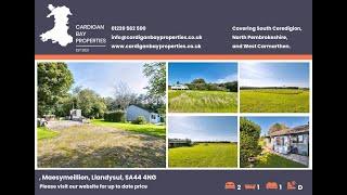 Property For Sale,  2 bedroom bungalow with land, Cardigan Bay