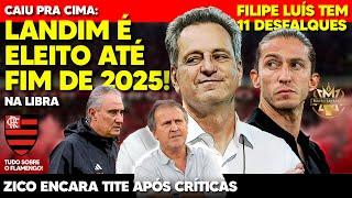 INCRÍVEL: LANDIM CAI PRA CIMA! ZICO ENCARA TITE! FILIPE LUÍS TEM 11 DESFALQUES! FLAMENGO NO ACRE