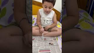 #shorts #viralvideo #young #child #energy #journalist #parenting #bajaj #newspaper #reading #hindi