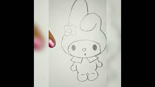 ️Creating theHello kitty  file ️ |Samiksha 's per day creativity ️
