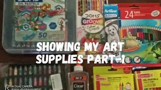 Showing my art supplies haul part-1| Renuka's Drawing Life.