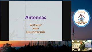 Ham Radio Technical Antenna Class, part 1 (Nov. 23, 2024)