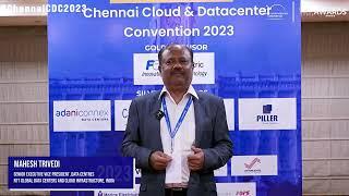 Mr Mahesh Trivedi from NTT Global Data Centers and Cloud Infrastructure, India at #ChennaiCDC2023