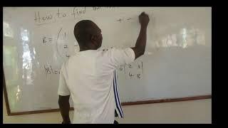 Inverse of a Square Matrix by Dr. Douglas K. Boah (Shamalaa Jnr/Archimedes)