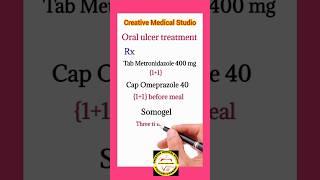 Oral Ulcer Treatment. Stomatitis Medicines.