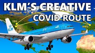 KLM's Creative COVID Route