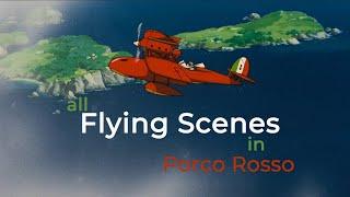 Porco Rosso | flying scenes//Supercut  | Miyazaki